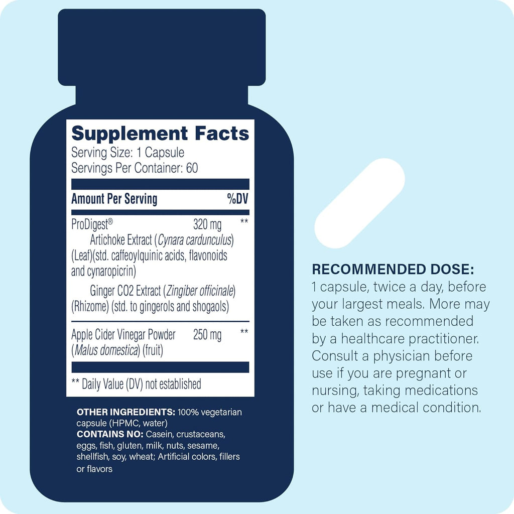 GI Motility Complex, 60 Capsules – All Natural Digestive Enzyme Support – Gut Health Supplement– Supports Gastrointestinal Motility and Transport – Aids Small Bowel and Stomach