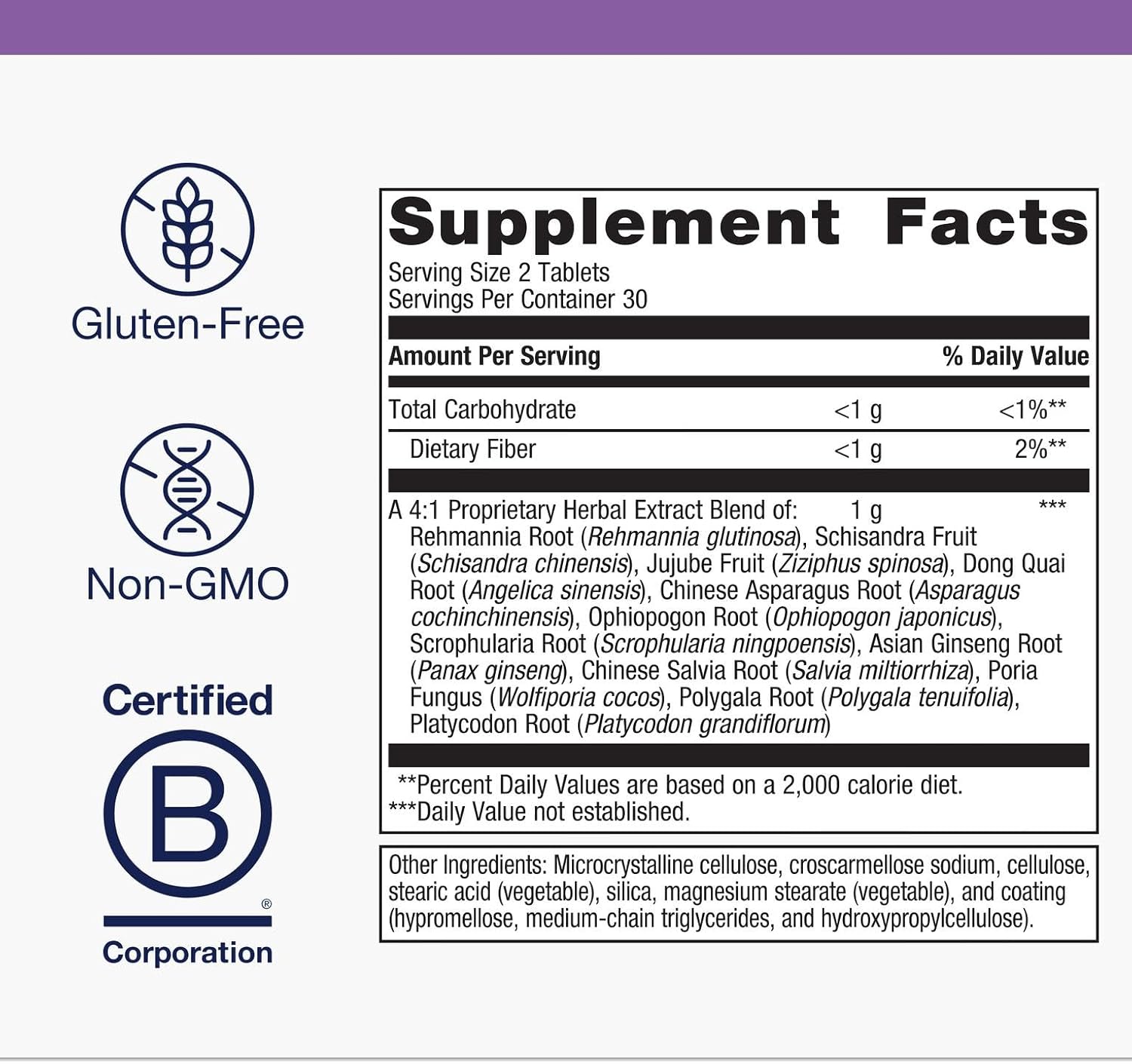 Metagenics Serenagen, Traditional Herbal Stress Management Formula with Asian Ginseng Root to Help Adjust to Stressful Environmental Challenges - 60 Tablets