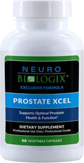 Neuro biologix Prostate Xcel, Prostate Health Supplement with Saw Palmetto for Men, Pumpkin Seed Oil, Zinc, Prostate Supplements for Men, 66 Capsules