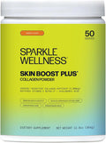 Sparkle Wellness Skin Boost Plus (Orange) [50-Serves] | Collagen Powder Supplement with VERISOL Bioactive Hydrolyzed Collagen Peptides, Vitamin C & Hyaluronic Acid to Improve Skin Elasticity