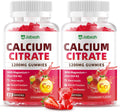 Calcium Citrate Gummies 1200mg, High Absorption Calcium Supplements with Vitamin D3, K2, Magnesium, Zinc for Bone, Muscle & Immune Support, Calcium Gummies for Women & Men, Strawberry Flavor 120 Count