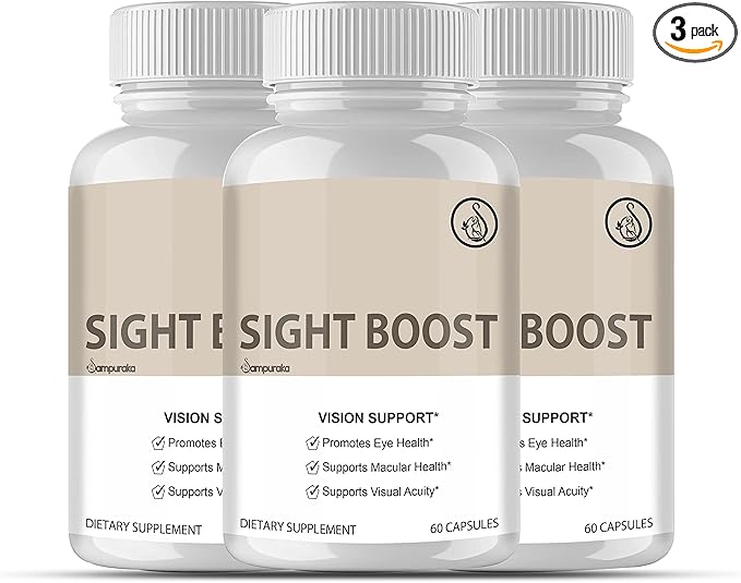 Sight Boost - Vision Care Supplement for Clear and Sharp Vision, Advanced Formula Sight Care 3 Packs -180 Count Capsules