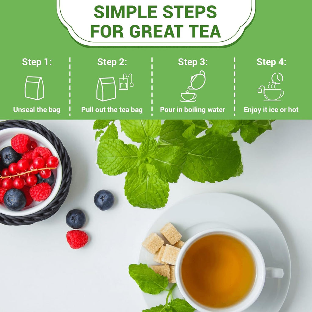 Raspberry Leaf Herbal Tea - 40 Teabags,Raspberry