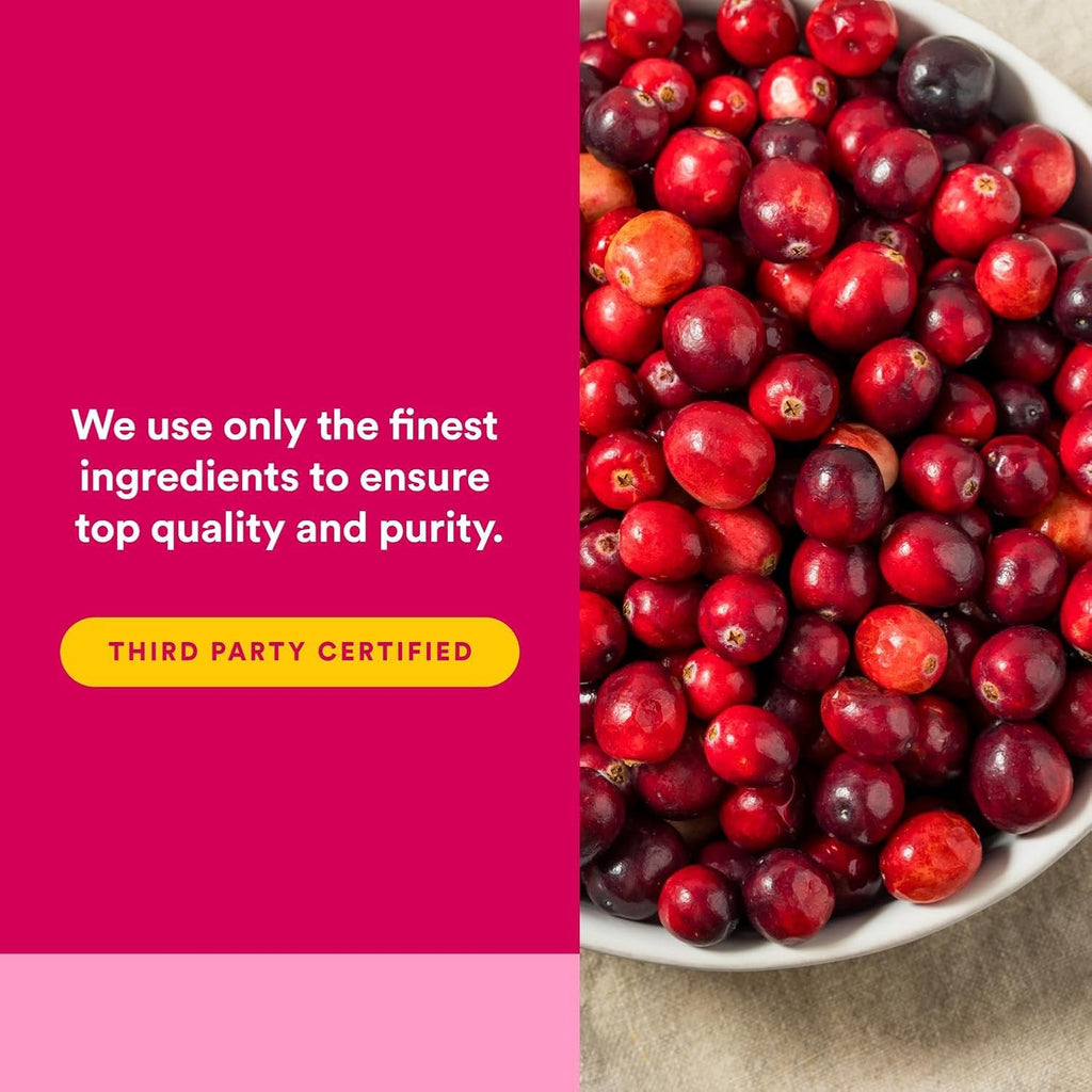 Natural Factors CranRich, Super Strength 36:1 Cranberry Concentrate, 500 mg, Sugar-Free Whole Fruit Cranberry Pills for Urinary Tract Health, 180 Capsules