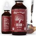 Hodgins Harvest Organic Reishi Tincture | Made with Mushrooms Grown On Our Farm in The USA | Dual Extract | Extra-Concentrated (4 fl oz)