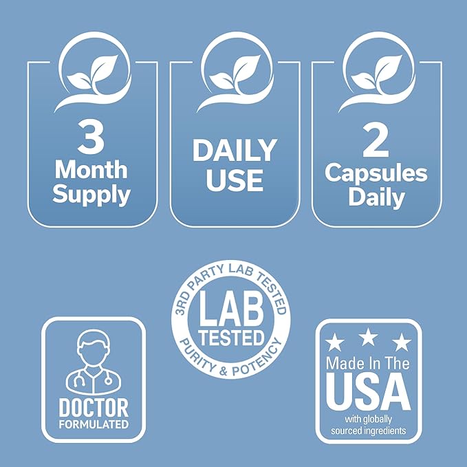 Macular Control – AREDS 2 Eye Health Vitamins with Lutein & Zeaxanthin (3 Month Supply) – Doctor Formulated with 25 mg Zinc, Vitamins C & Natural Vitamin E
