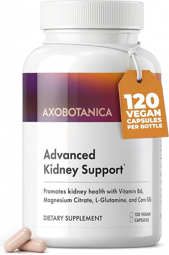 Kidney Cleanse Detox & Repair Formula with Vitamin B6, Magnesium & Cornsilk - Urinary Tract & Bladder Support - Herbal Supplements,120 Capsules (1 Bottle, 60 Servings)