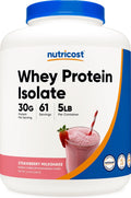 Nutricost Whey Protein Isolate (Strawberry Milkshake) 5LBS