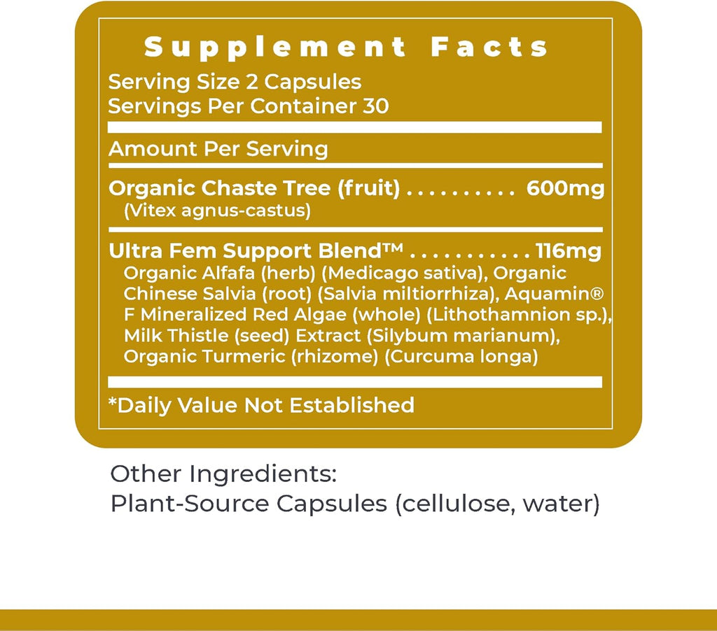 Fem Balance-FX, 60 Capsules, Vegan Product - Comprehensive Female Formula for Premier Female Health Support