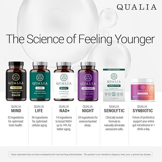 Qualia Mind | The Ultimate Blend for Brain Health* | Doctor-Formulated Nootropic to Fuel Focus & Concentration* | Supports Long Term Brain Health| Maintain Drive & Productivity