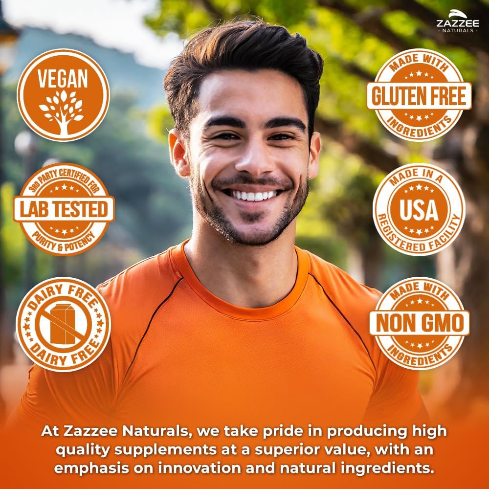 Zazzee High Strength L-Citrulline Malate, 1800 mg per Serving, 180 Vegan Capsules, 60 Day Supply, High Absorption with Superior Free-Form Malate, 100% Vegetarian, All-Natural and Non-GMO