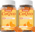 2 Pack CoQ10 500MG Gummies - Plus Omega-3, Magnesium, Vitamin B3 & Zinc - 3X Better Absorption Coenzyme Q10 Supplements for Heart Health, Cellular Energy & Antioxidant, Non-GMO 120 Counts