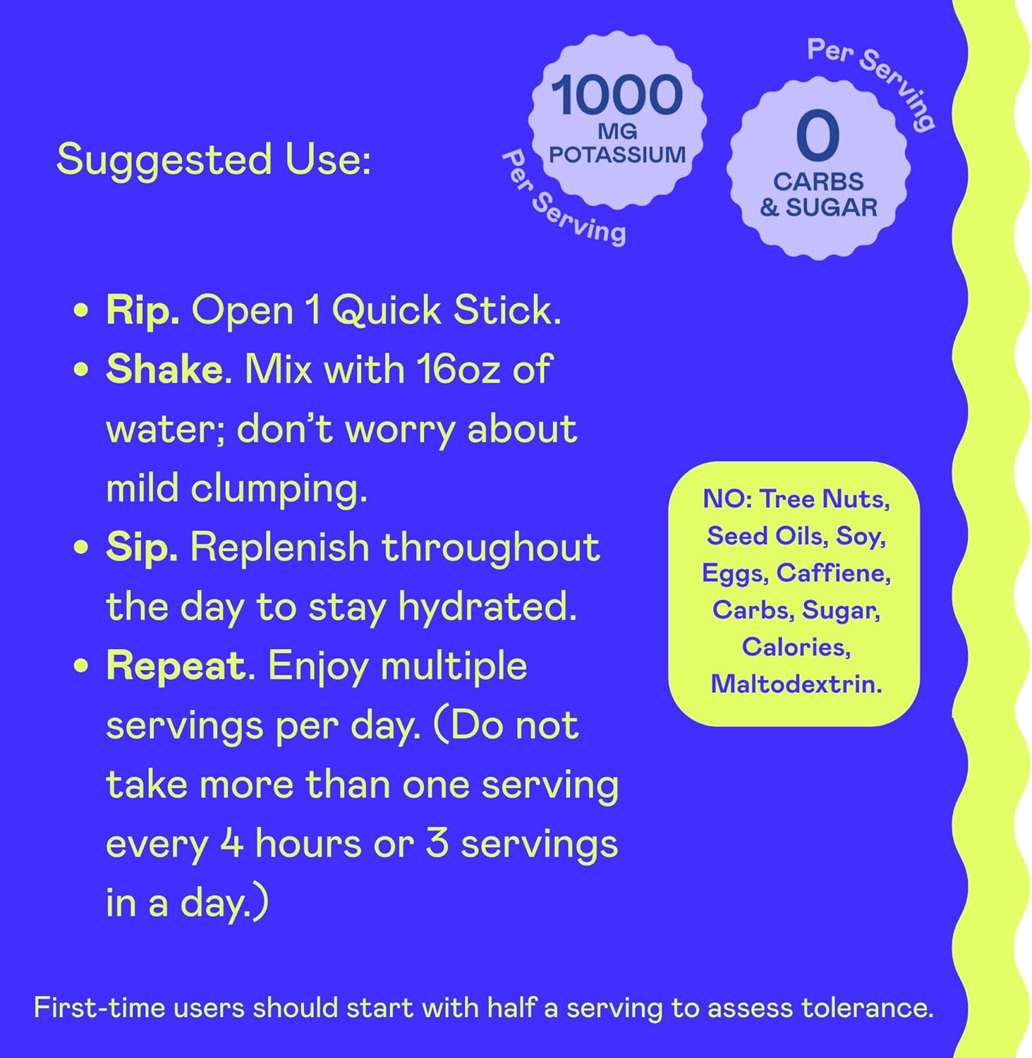 Hi-Lyte K1000 Electrolytes Sticks Lemonade Keto & Performance, 30 Servings