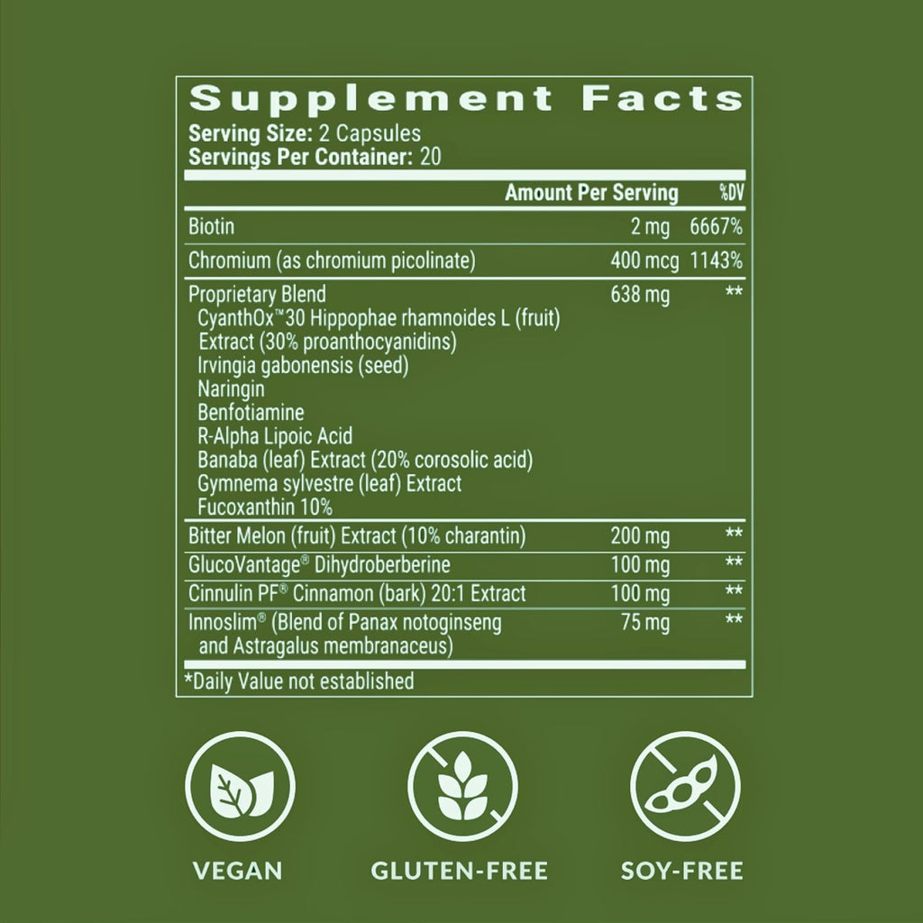 BIOptimizers Berberine Breakthrough 2.0 Supplement, 60 Capsules - Vegetarian, Gluten- and Soy-Free