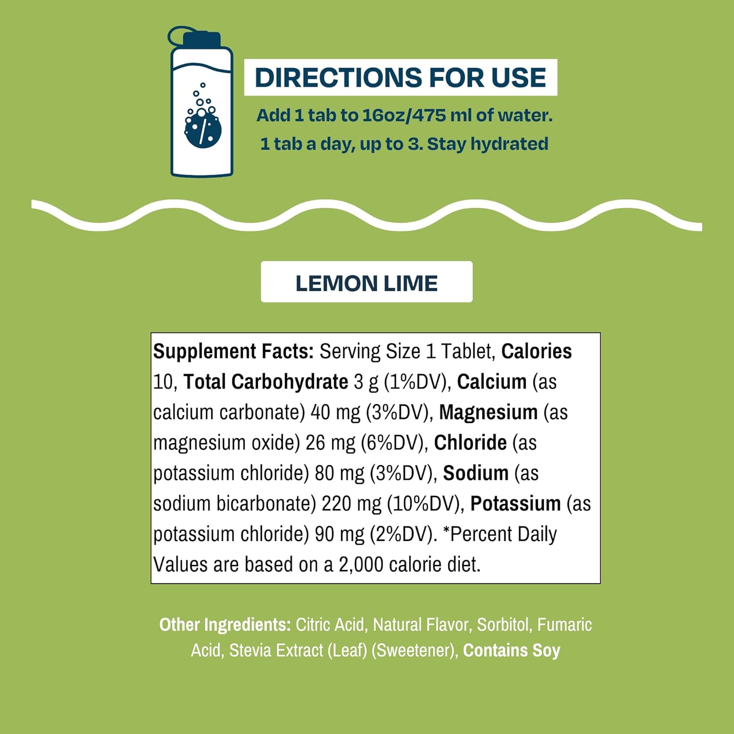 Drinklits Lemon Lime Electrolyte Fizzy Hydration Tablets (6) Tube Bundle | 0g Sugar - Natural Sports Drink - Essential Electrolytes | 60 Servings - 10 Tablets Per Tube