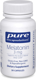 Pure Encapsulations Melatonin 3 mg - Antioxidant Supplement to Support Natural Sleeping & Relief of Occasional Sleeplessness - for Natural Sleep Support* - 30 Capsules