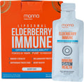 Manna Vitamins Evolved Liposomal Elderberry Immune Packets – Vitamins C, D, Zinc etc. - Daily Immune Support for Adults, Kids - Sugar Free, Real Elderberry Extract, Syrup, Travel-Friendly, 30 Pack