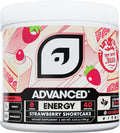 Advanced Energy - Energy Boosting Formula with Electrolytes for Hydration - L-Theanine to Combat Jitters - Sugar Free & Keto Friendly - No Maltodextrin (40 Servings) (Strawberry Shortcake)