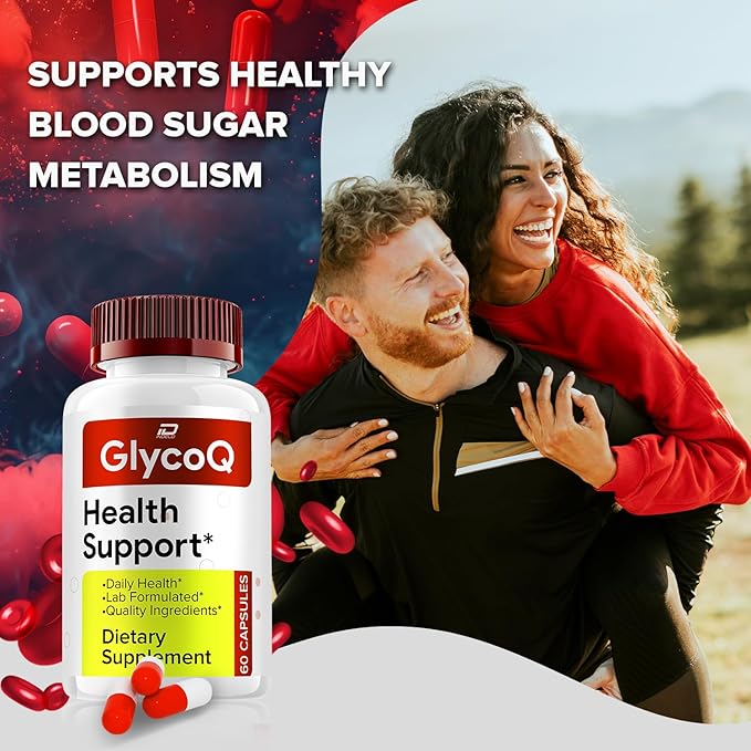 GlycoQ Capsules – Glyco Q Natural Blend Daily Health Supplement (1 Pack - 60 Capsules)