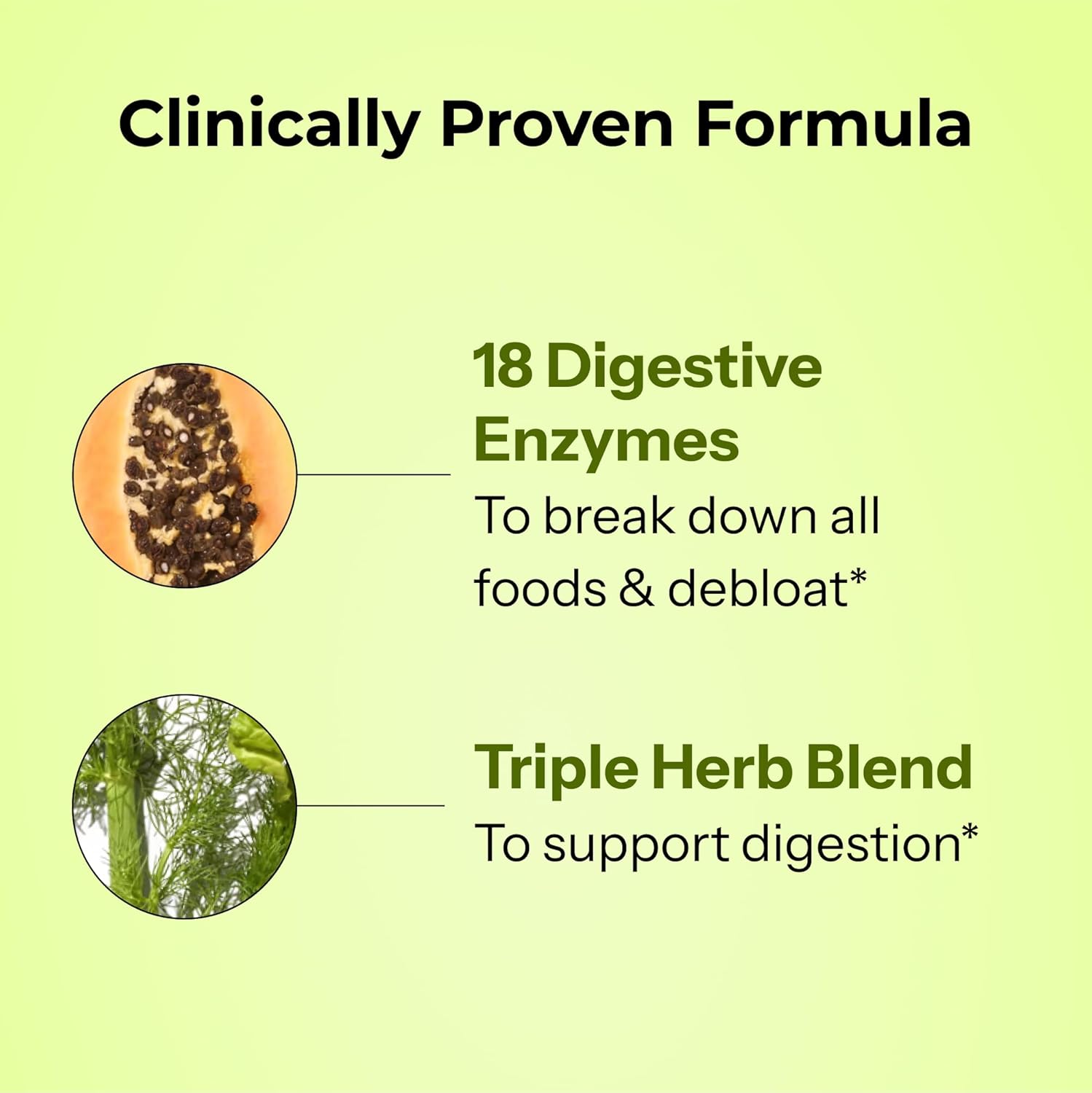 HUM Flatter Me Digestive Enzymes for Women & Men, Digestive Health Bloating Supplement with Ginger & Peppermint Leaf, Fast Acting Anti Bloat Pills Multi Enzyme for Debloating, Vegan, 60 Capsules