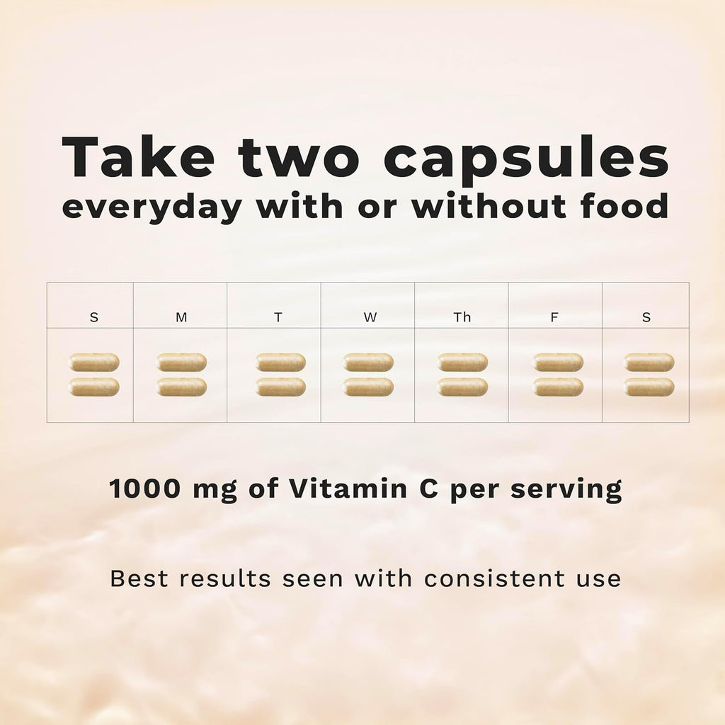 LifeSeasons Essentials Liposomal - Vitamin C Supplement - Supports Skin Heart & Boosts Immunity - Enhances Collagen Production - Antioxidants for Stress Relief - 60 Capsules