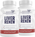 Liver Renew - Liver Cleanse Detox & Repair - Liver Support Supplement with Artichoke Extract, Milk Thisle, Dandelion and Turmeric - 120 Capsules