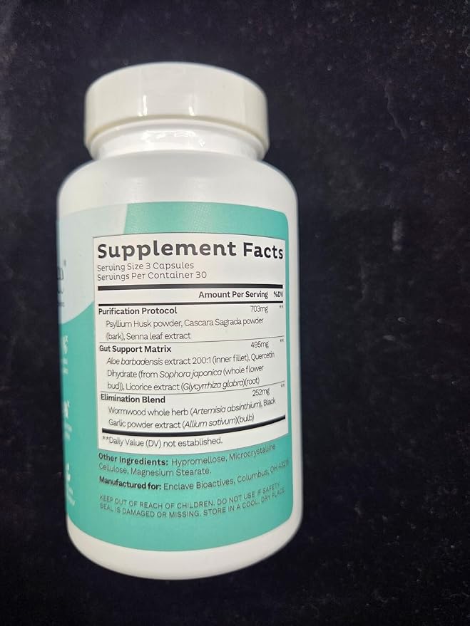 Gut Cleanse & Restore Supplement 2 Pack: Natural & Effective Detox Cleanse Capsules | Fortify Your Microbiome | Effortless Morning Stools | Restore Your Gut from The Inside Out