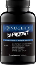 Nugenix GH-Boost - Advanced HGH Boosting Supplement for Men – Support Energy, Endurance, Sleep, with KSM-66, GABA, Arginine, Glutamine, Ashwagandha, 150ct