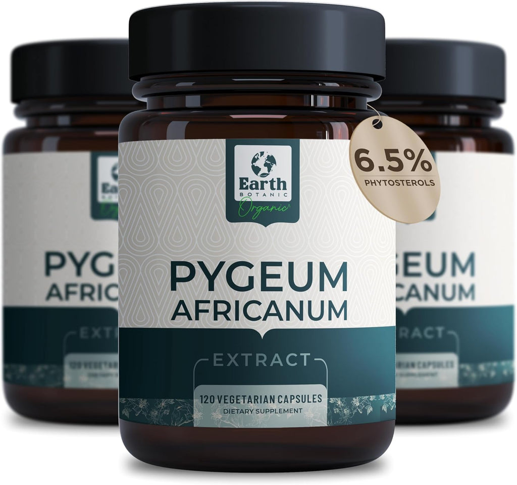 Pygeum Bark Extract 500mg 120 Capsules - Herbal Supplement Supports Prostate Health, Bladder, and Urinary Tract - Men's Health Supplement (Vegetarian, Non-GMO) 4 Months Supply