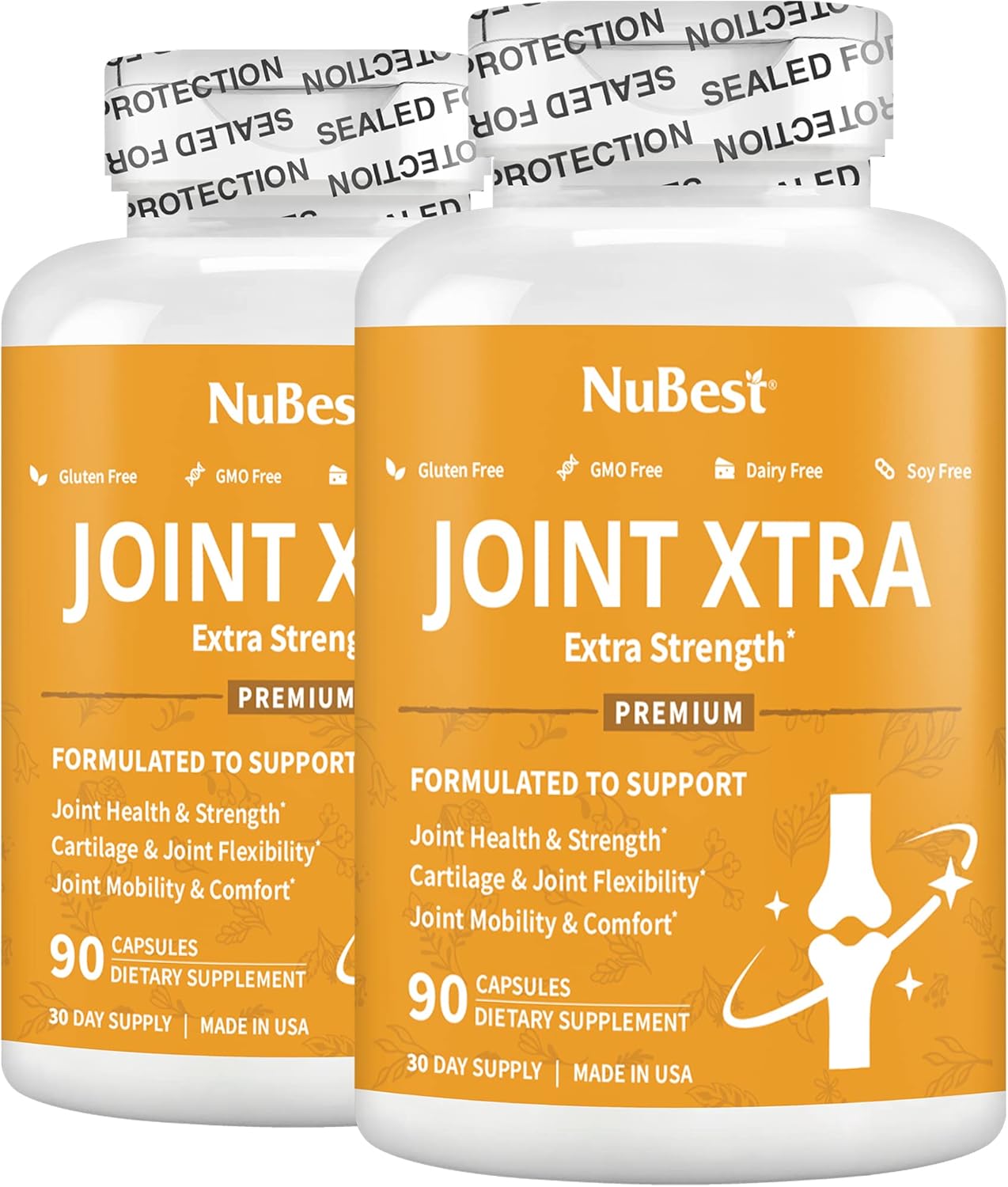 NuBest Joint Xtra - Joint Support Supplement - Joint Health Formula with Triple Joint Strength - Glucosamine, Chondroitin, Turmeric, MSM & Boswellia for Joint Health & Cartilage Health (Pack 2)