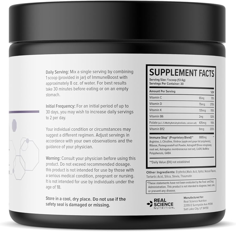Immune Boost Plus | Natural Immunity Formula, Boost Immune System Health and Wellness, More Powerful Than Elderberry, Zinc, Echinacea - in a Fast Acting Powder