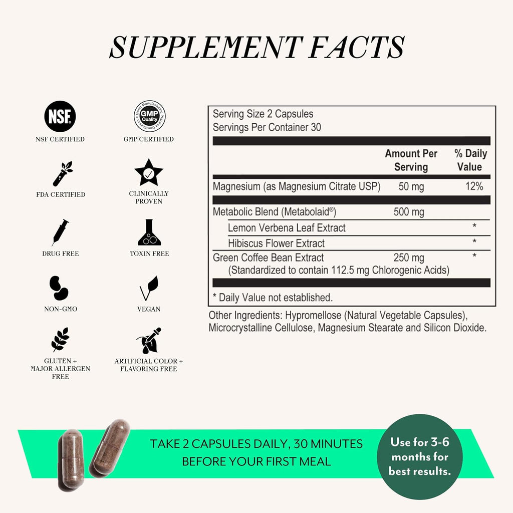 Veracity Metabolism Ignite - Boosts GLP-1 to Reduce Appetite and Cravings for Clinically Proven Weight Loss - Natural GLP-1 & Metabolic Support Supplement - Burns Fat - Side Effect Free - 30 Serving
