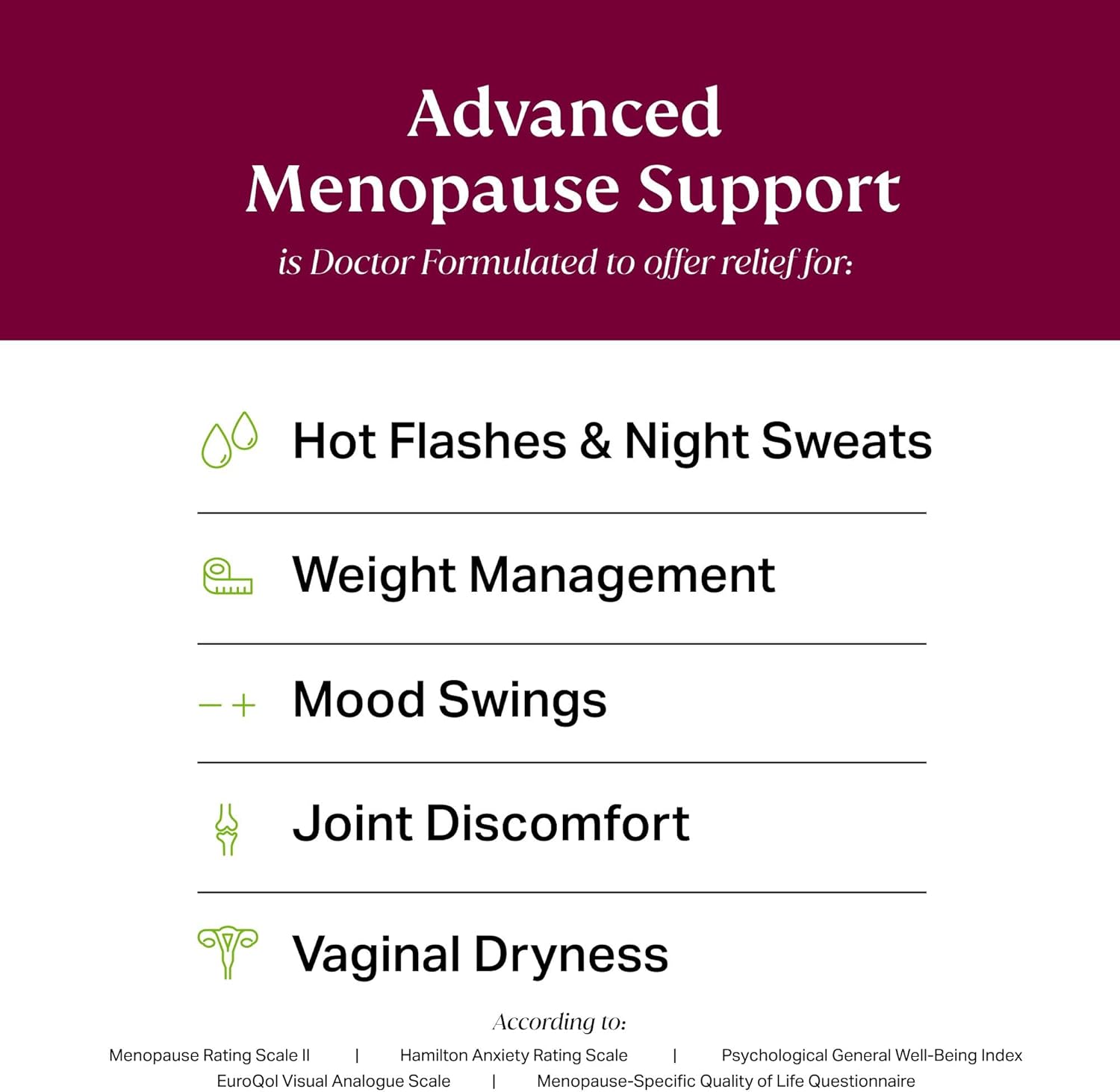 Clinically Proven Menopause Supplement (2 Pack) for Weight Management, Hot Flashes, Night Sweats and Low Energy | Ashwagandha Multi-Symptom Menopause Supplement for Women