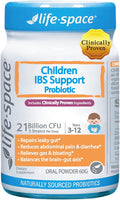 Life-Space Children IBS Support Probiotic, Clinically Proven to IBS Relief, 4 in 1 Kids Probiotic, 21 Billion CFU, Supports Reduce Symptoms of IBS, Include Bloating, Gas & Diarrhea, 60 Grams