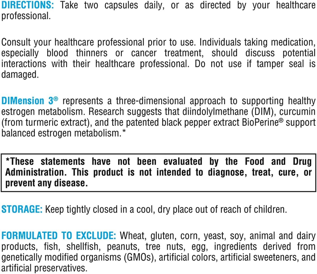 XYMOGEN Dimension 3 - Diindolylmethane DIM Supplement with Curcumin + BioPerine - Supports Healthy Estrogen Detox, Hormonal Balance for Women and Men - Menopause Relief + PMS Support (240 Capsules)