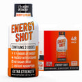 Cherry Limeade Extra Strength Energy Shot 48 pk – 260mg Natural Caffeine B12 B6 – Energy & Focus Support – 2 Servings Sugar Free Zero Calorie Green Tea B-Vitamins Electrolytes Vegan – 1.93 fl oz