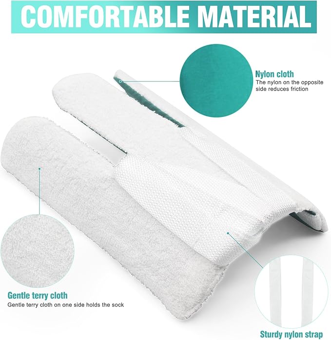 Sock Aid, Sock Helpers to Put on Your Socks for Seniors, Disabled, Pregnancy, Assist Device for Elderly, Tool Aide Puller Easy on and Off with No Bending(Mint Green)