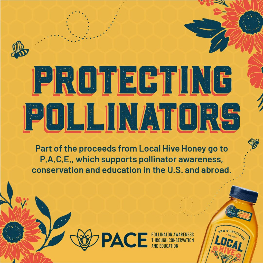 Local Hive Wildflower Raw & Unfiltered – 16 oz | 100% Pure U.S. Honey | Natural Sweetener Sourced from American Bees & Beekeepers | Premium Wildflower Blend | Ideal for Tea, Baking & Cooking