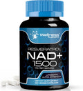 NAD Supplement, 1500mg - USA Made Liposomal NAD+ Supplement with Resveratrol, NAD Plus Boosting - Support Cellular Health, Stamina & Healthy Aging - Ultra Strength Capsules