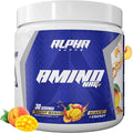 Alpha Supps Amino NRG+ BCAA Amino Energy Recovery Powder - Hydration Blend with Electrolytes - Focus Blend for Optimal Performance Support in Men & Women (30 Servings, Peachy Mango)