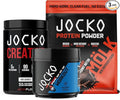 Jocko Fuel 3 Pack Bundle - Creatine, Chocolate Peanut Butter MOLK Protein, & Nitro Pop Pre Workout