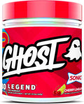 GHOST Legend Pre-Workout Powder, Sonic Cherry Limeade - 30 Servings – Pre-Workout for Men & Women with Choline, L-Citrulline, & Beta Alanine for Energy & Focus