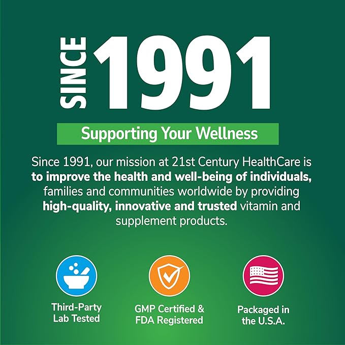 21st Century Traditional Beet Root 1000 mg (90 Count), Gluten-Free Beet Supplement for General Health and Wellness Support, Non-GMO, Vegan, Free from Common Allergens, 45 Servings