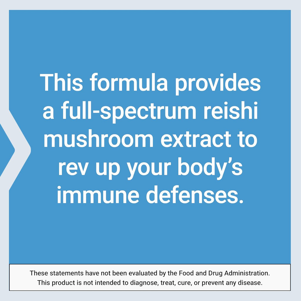 Life Extension Reishi Extract Mushroom Complex - Mushrooms Herbal Supplement for Immune Support – Ganoderma Lucidum Extract - Gluten-Free, Non-GMO, Vegetarian – 60 Capsules