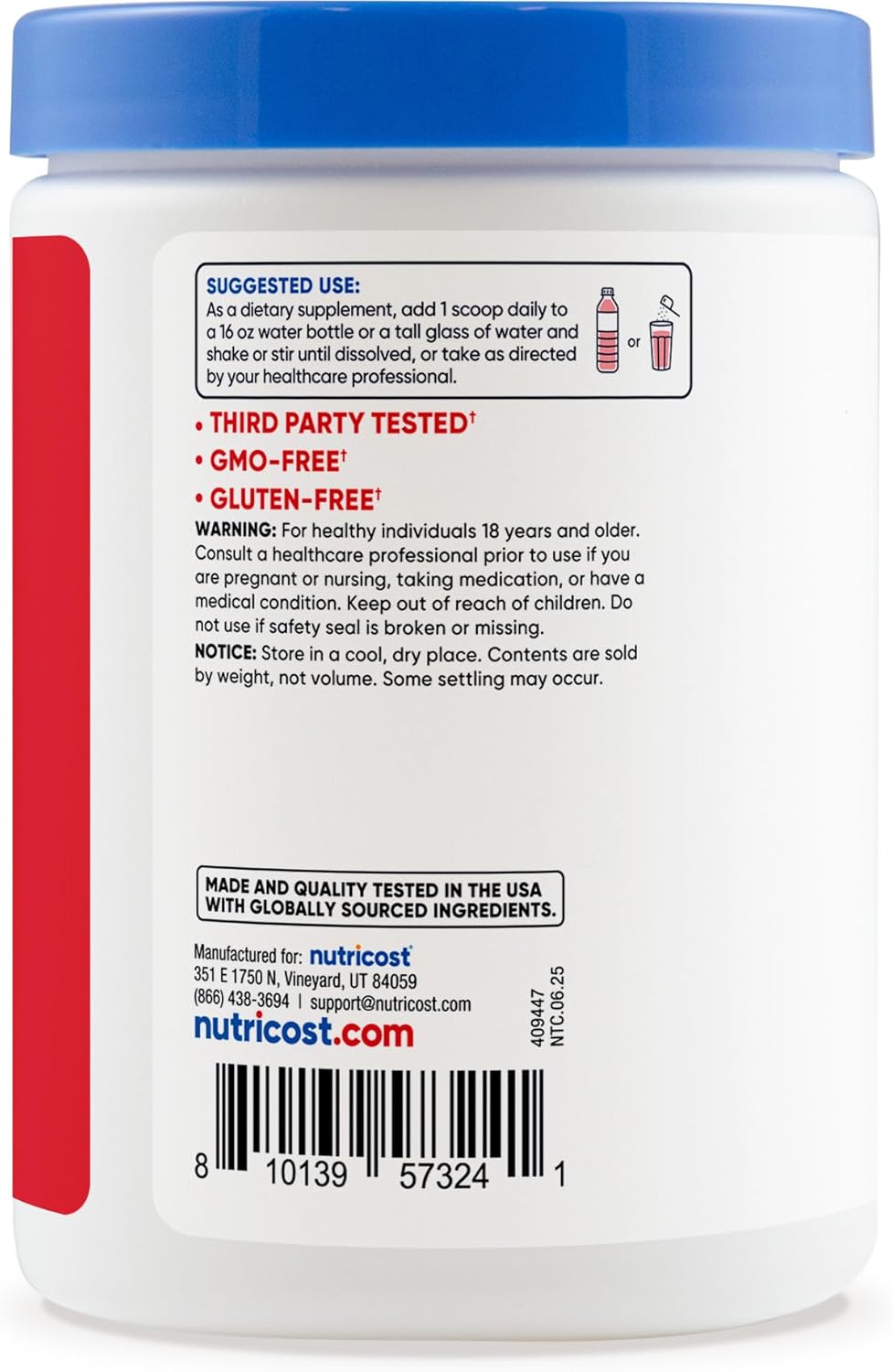 Nutricost Electrolyte Complex Powder (60 Servings, Fruit Punch) - Hydration Supplement Drink Mix with Vitamins and Minerals
