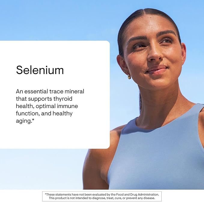 THORNE - Selenium - 200 mcg Selenium Supplement for Antioxidant Support* - 60 Capsules