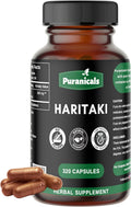Haritaki Premium 320 Capsules Immunity Booster | Non GMO and Gluten Free | Herbal Supplement | 800 mg Per Serving | Made with 100% Pure Herb Haritaki Powder