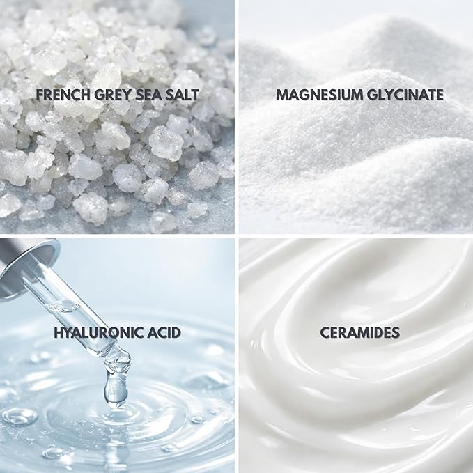 HackU Hydration Hack Electrolyte & Skin Hydration Packets – Sugar Free, Bloat-Free Drink Mix with Magnesium, Hyaluronic Acid & Ceramides for Daily Glow & Moisture Support