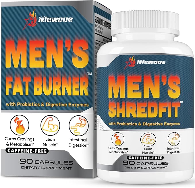 Thermogenic Fat Burner for Men with Green Tea, Premium Appetite Suppressant, Appetite Control, Metabolism Booster for Weight Loss, Energy, Weight Loss Supplement for Men - 90 Capsules