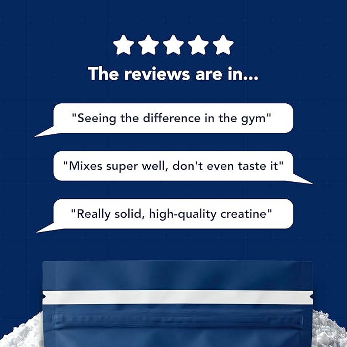 Spacemilk Vegan Non-GMO Creatine Monohydrate Micronized Powder, Unflavored, 5g Serving, 100 Servings